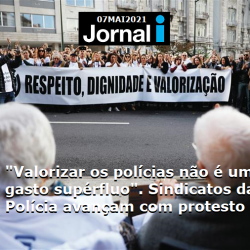 Aliança de Sindicatos de Polícia Protesta no Porto